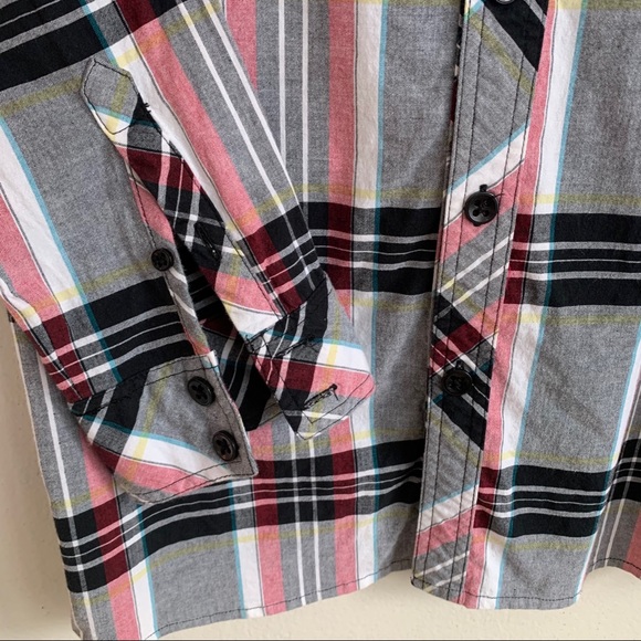 Kane & Unke 2XL plaid button up long sleeve top! - Picture 5 of 7